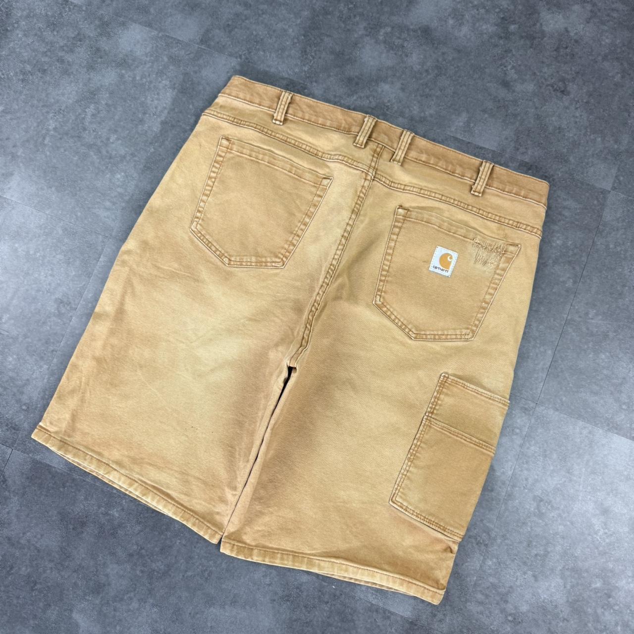 Carhartt 2000s dungaree workwear comfort fit cargo shorts