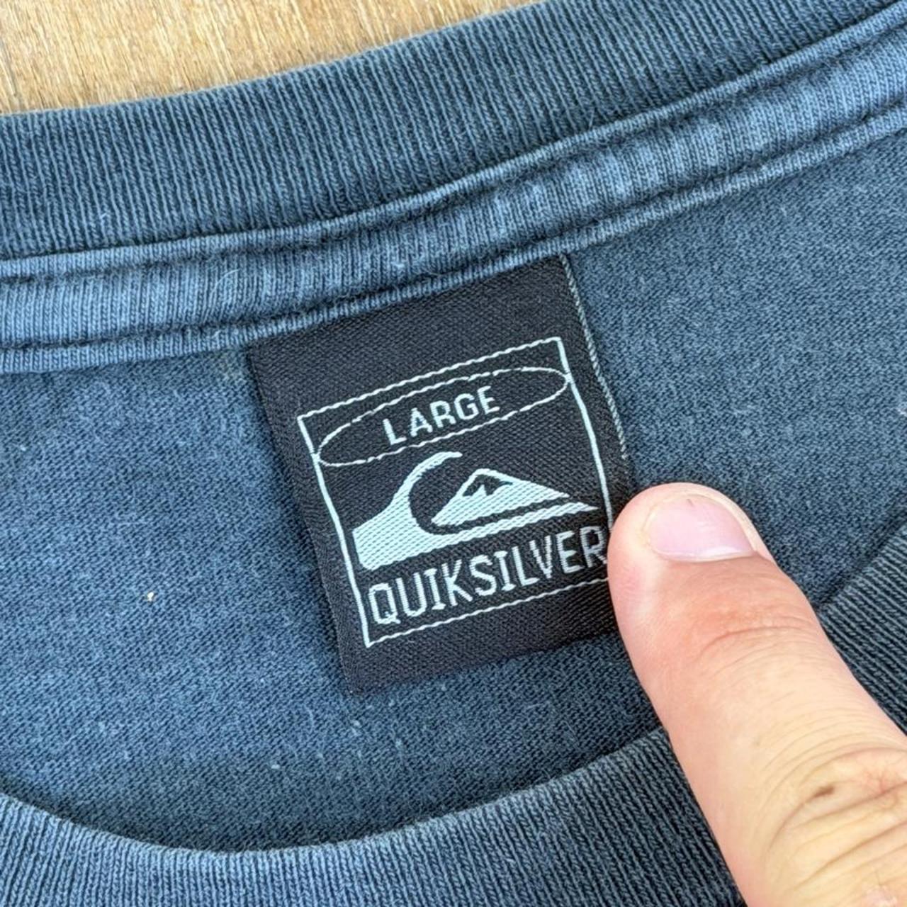 Quiksilver Surfwear navy blue Y2K T-Shirt