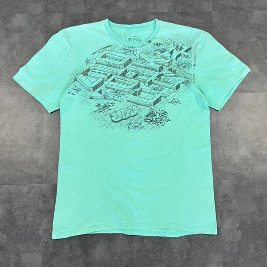 Zoo York 2000s vintage 90s Y2K grunge hiphop Skater T-Shirt