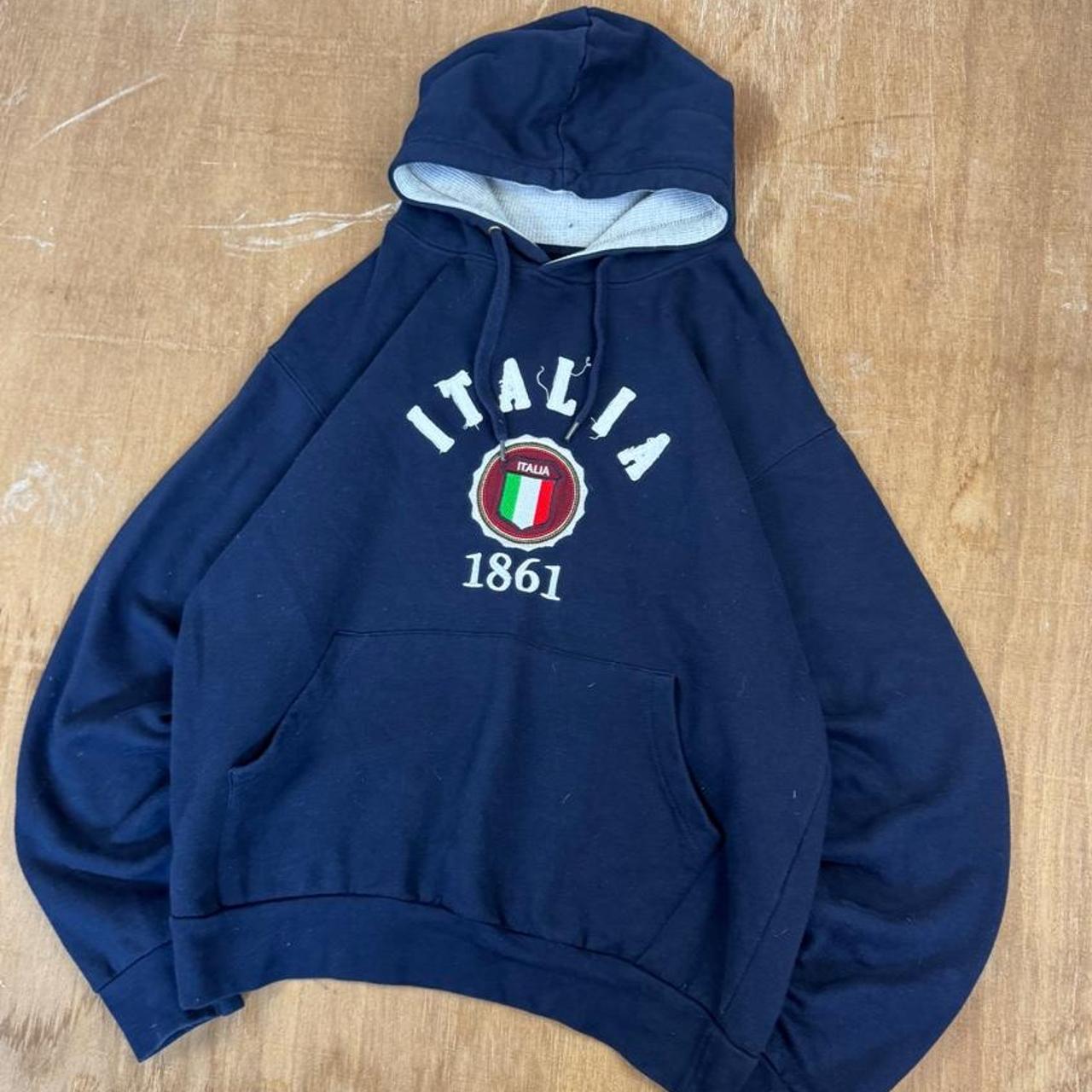 Italia vintage Y2K football Italian 2000s hoodie