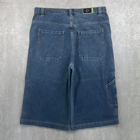 Easy Street 2000s spellout carpenter style jorts