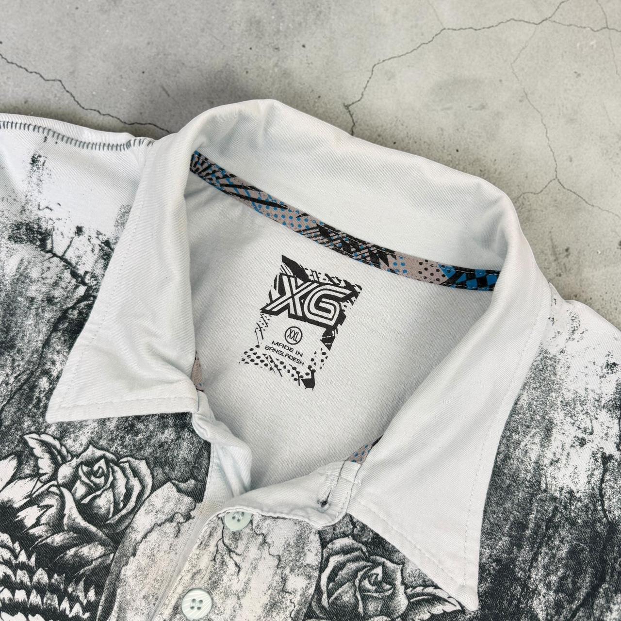 MMA Elite style Vintage Y2K cage fighting grunge button Henley Shirt