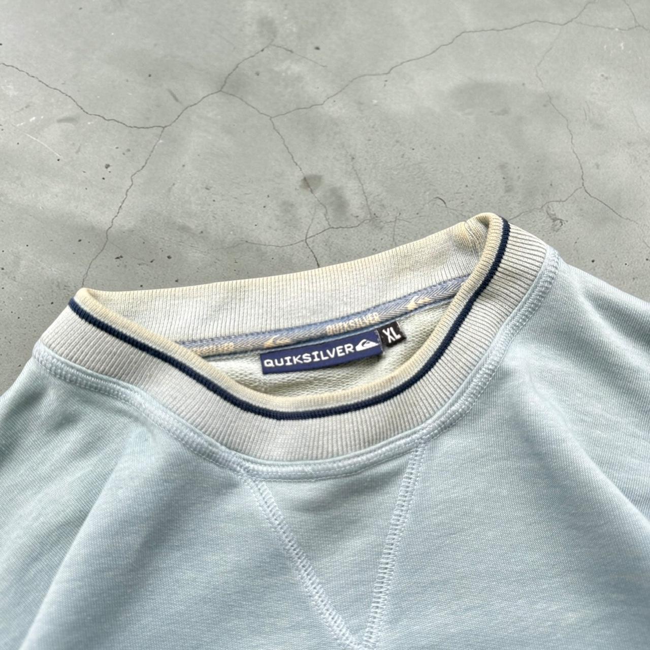 Quiksilver Vintage Y2K Surfwear 2000s spellout sweatshirt