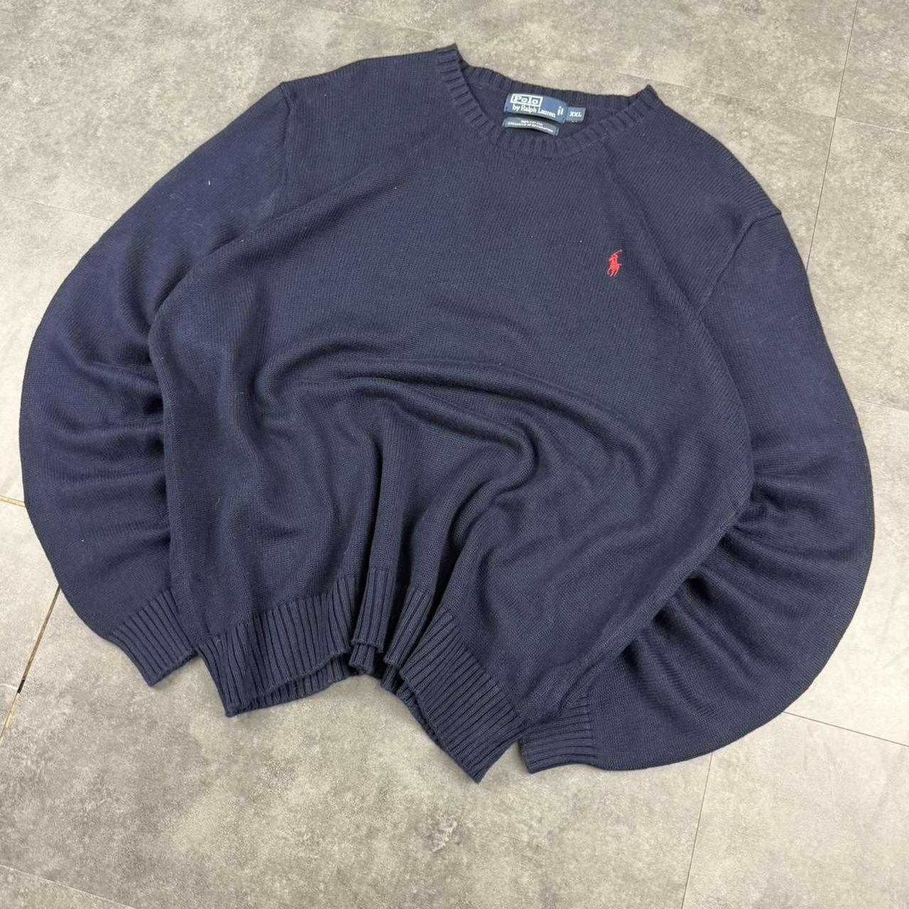 Polo Ralph Lauren 90s super chunky knit heavyweight fisherman’s jumper