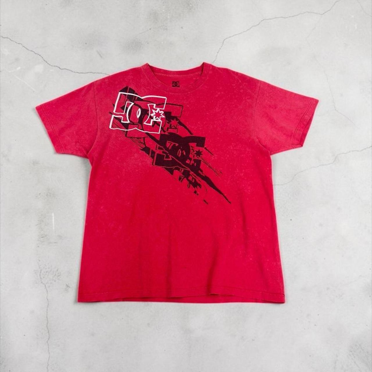 Dc Shoes Vintage Y2K red skater T-Shirt