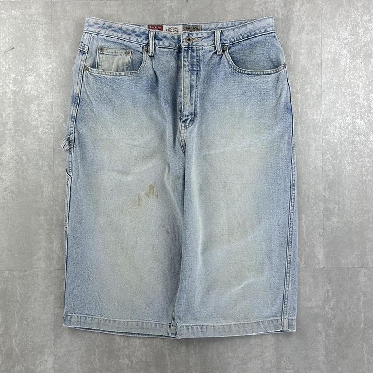 Japanese style 2000s spellout carpenter fit skate cargo jorts