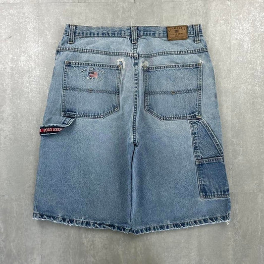 US Polo Assn 2000s spellout carpenter style jorts