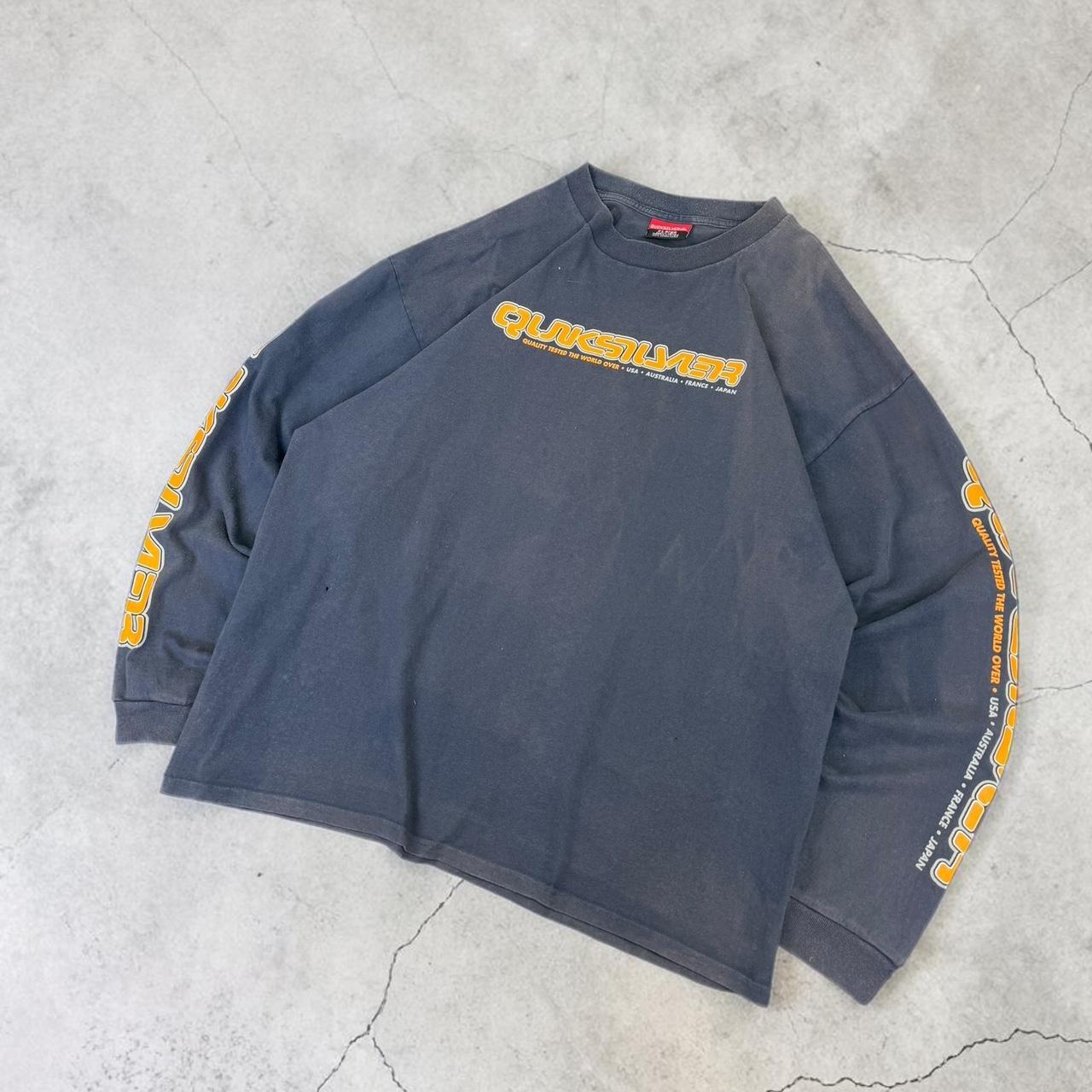 Rare Quiksilver Vintage Y2K Surfwear long sleeve T-Shirt