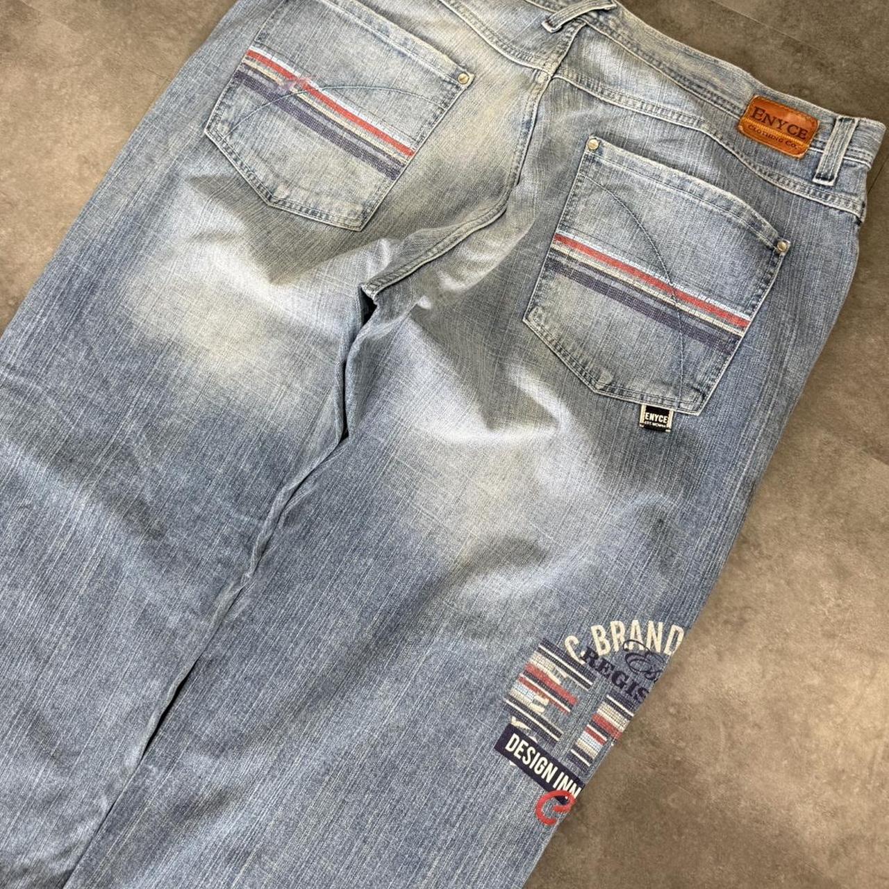 Enyce 2000s USA denim Vintage skater Baggy HipHop Y2k Jeans