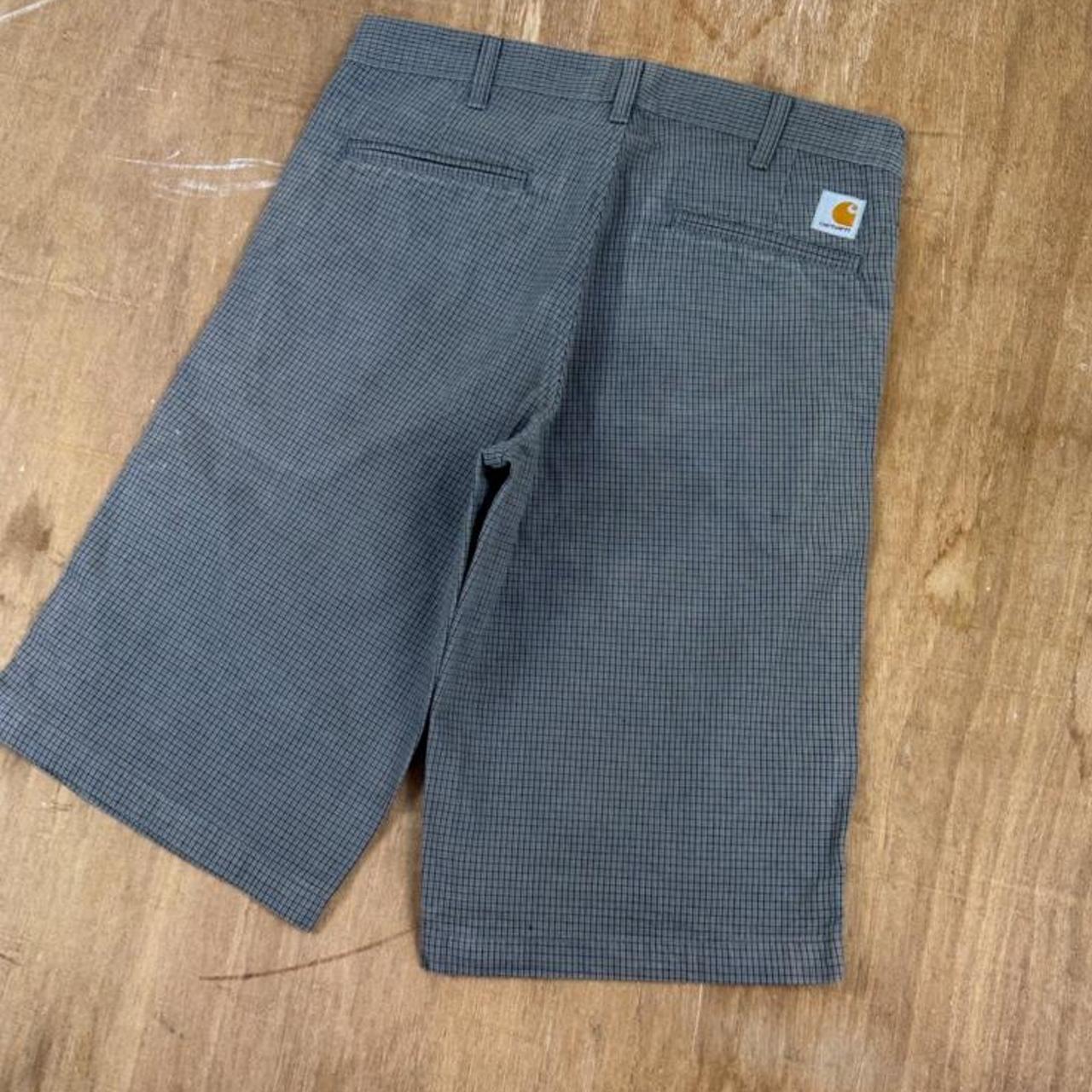 Carhartt 2000s presenter Bermuda fit checked shorts