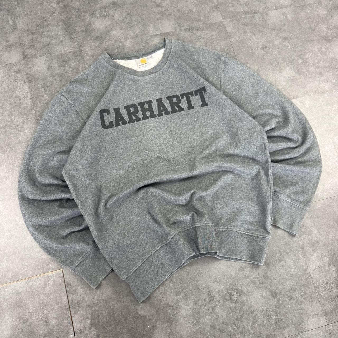 carhartt 2000s Walf knit spellout workwear sweatshirt