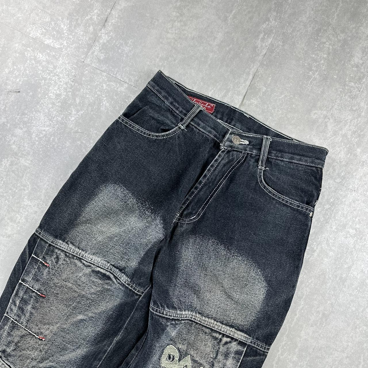 Japanese Denim jeans 2000s spellout carpenter skate jeans