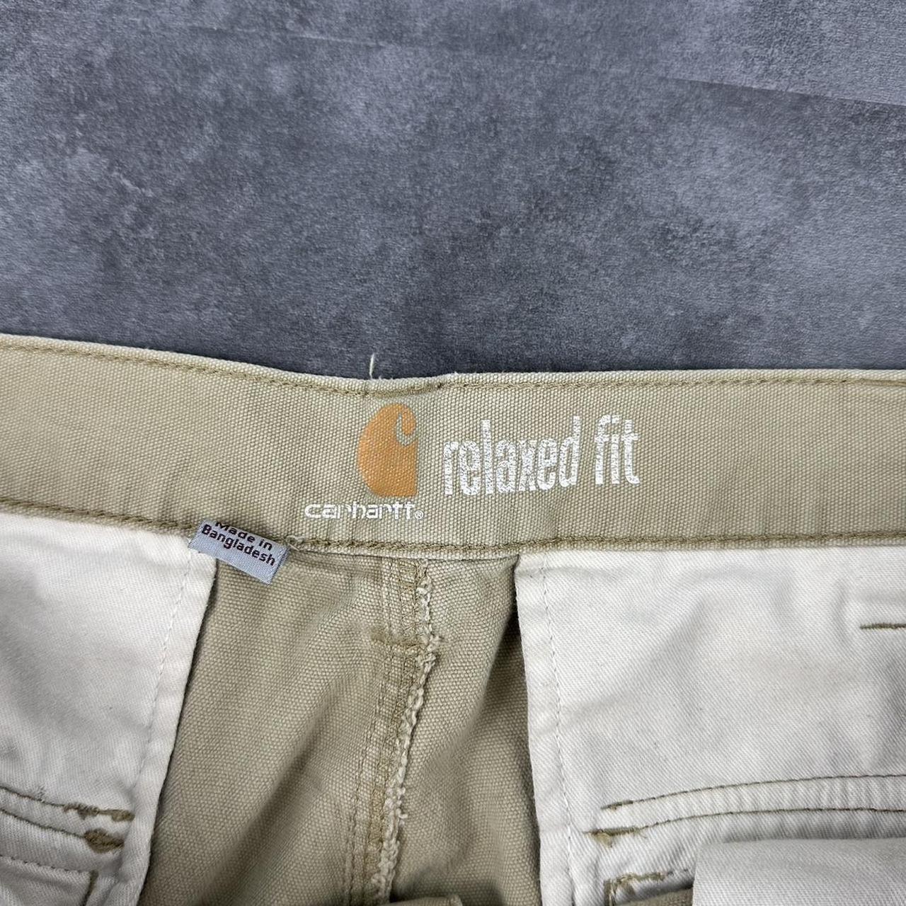 Carhartt khaki 2000s dungaree workwear cargo trousers