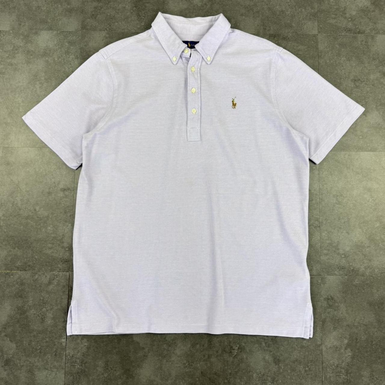 Polo Ralph Lauren 2000’s USA embroidered lilac polo shirt
