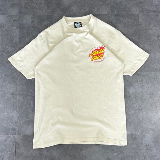 Santa Cruz Skateboarding T 2000s Y2K logo print design