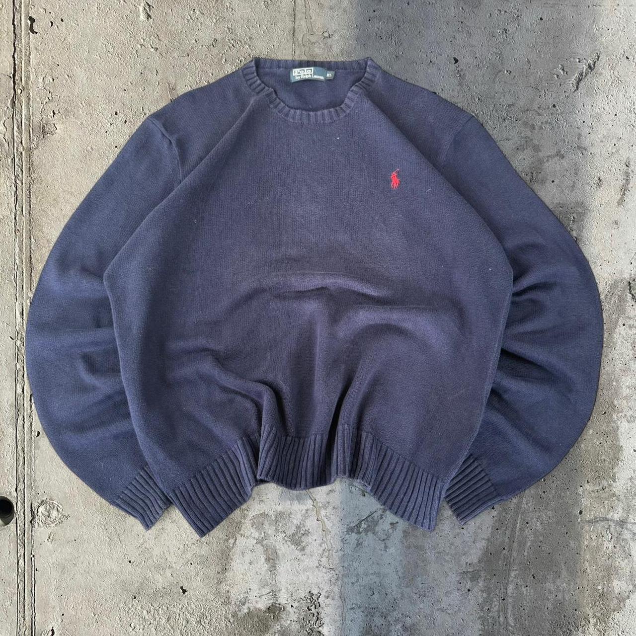 Polo Ralph Lauren 90s chunky knit heavyweight round neck jumper