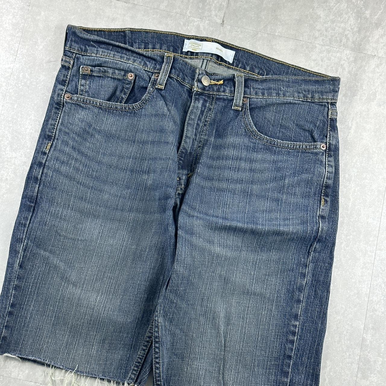 Levi’s regular fit 2000 cut off denim jeans