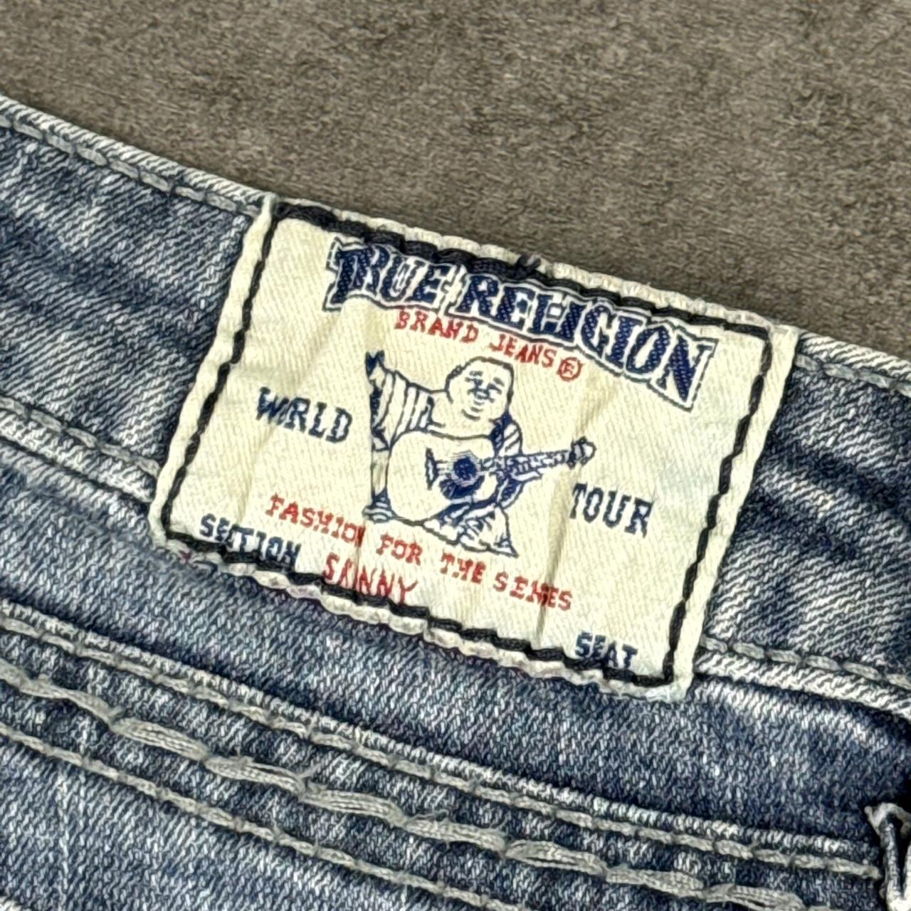 True religion jeansY2K 2000s HipHop grunge embroidery jeans