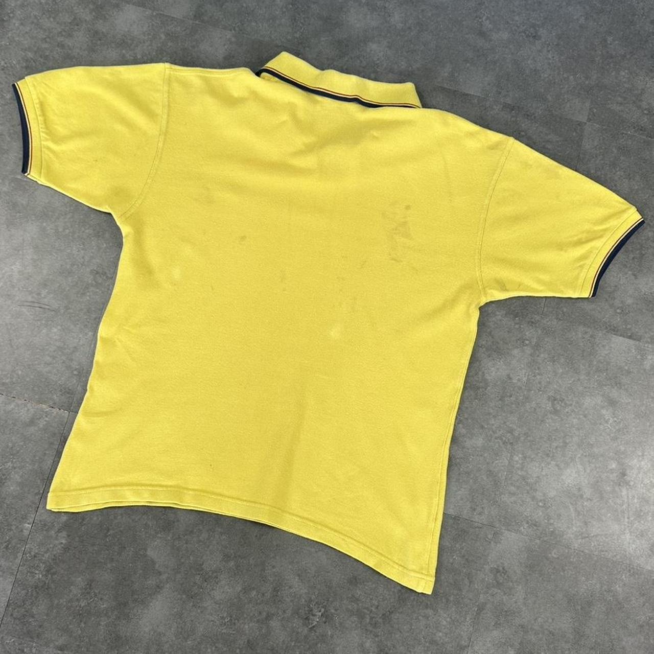 Fred Perry 2000s embroidered logo collared T shirt
