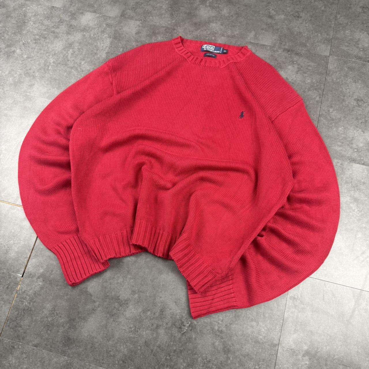 Polo Ralph Lauren 90s chunky knit heavyweight fisherman’s jumper