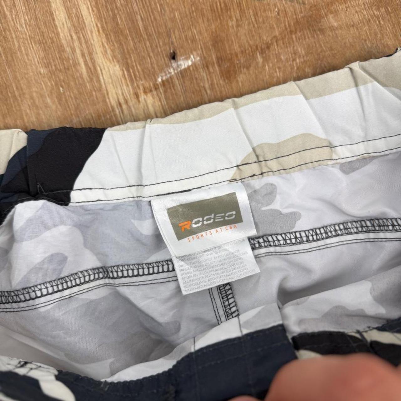 Rodeo camo Surfwear Y2K swim shorts