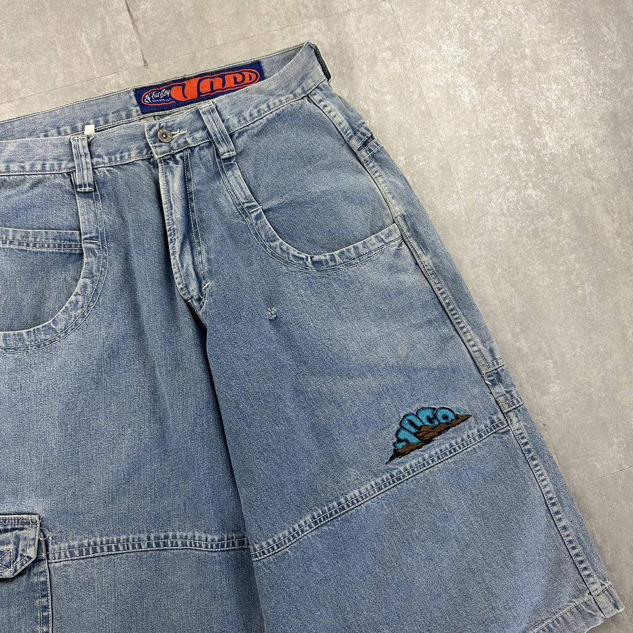 JNCO 2000s spellout carpenter style jorts