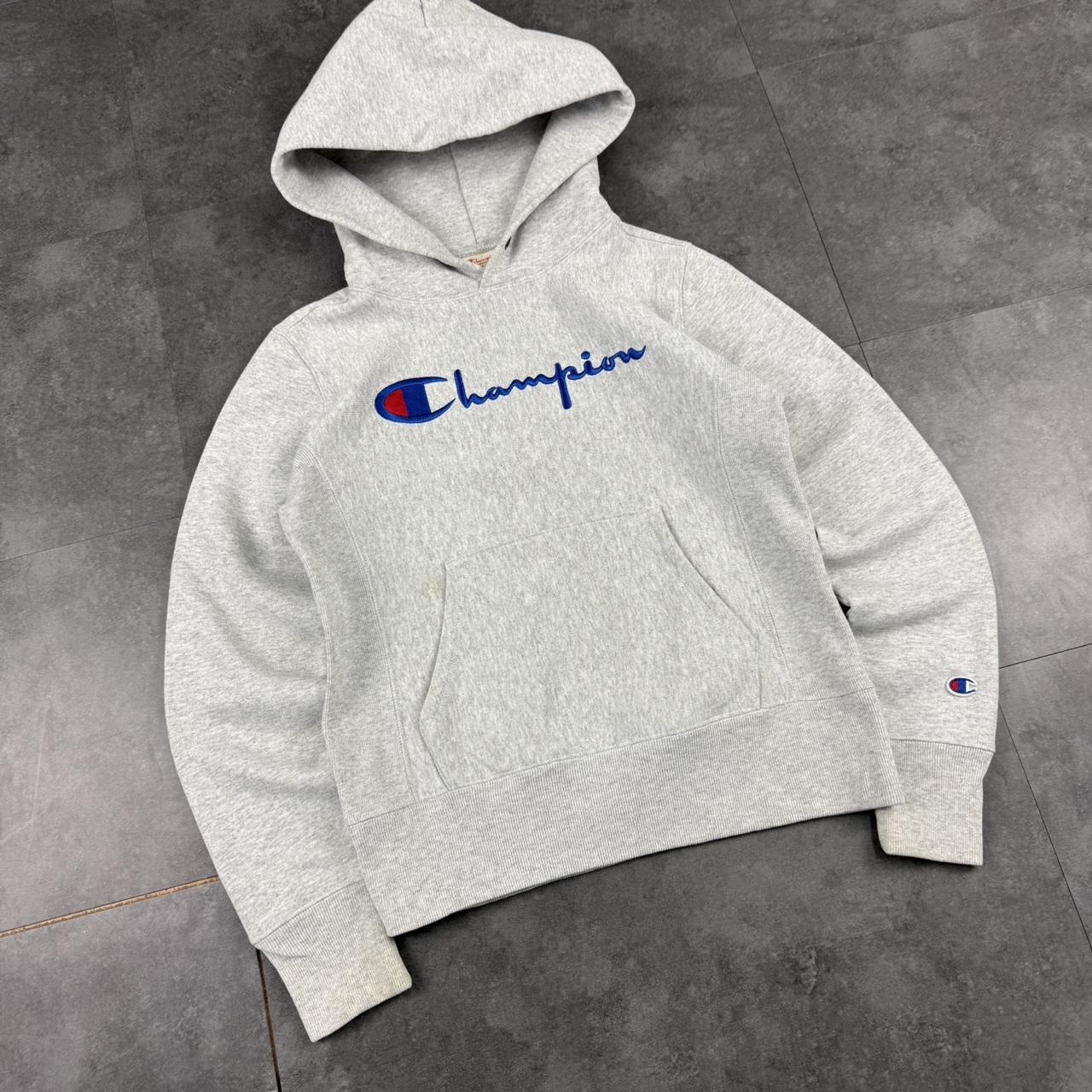 Vintage Champion USA sportwear big Logo classic embroidered hoodie
