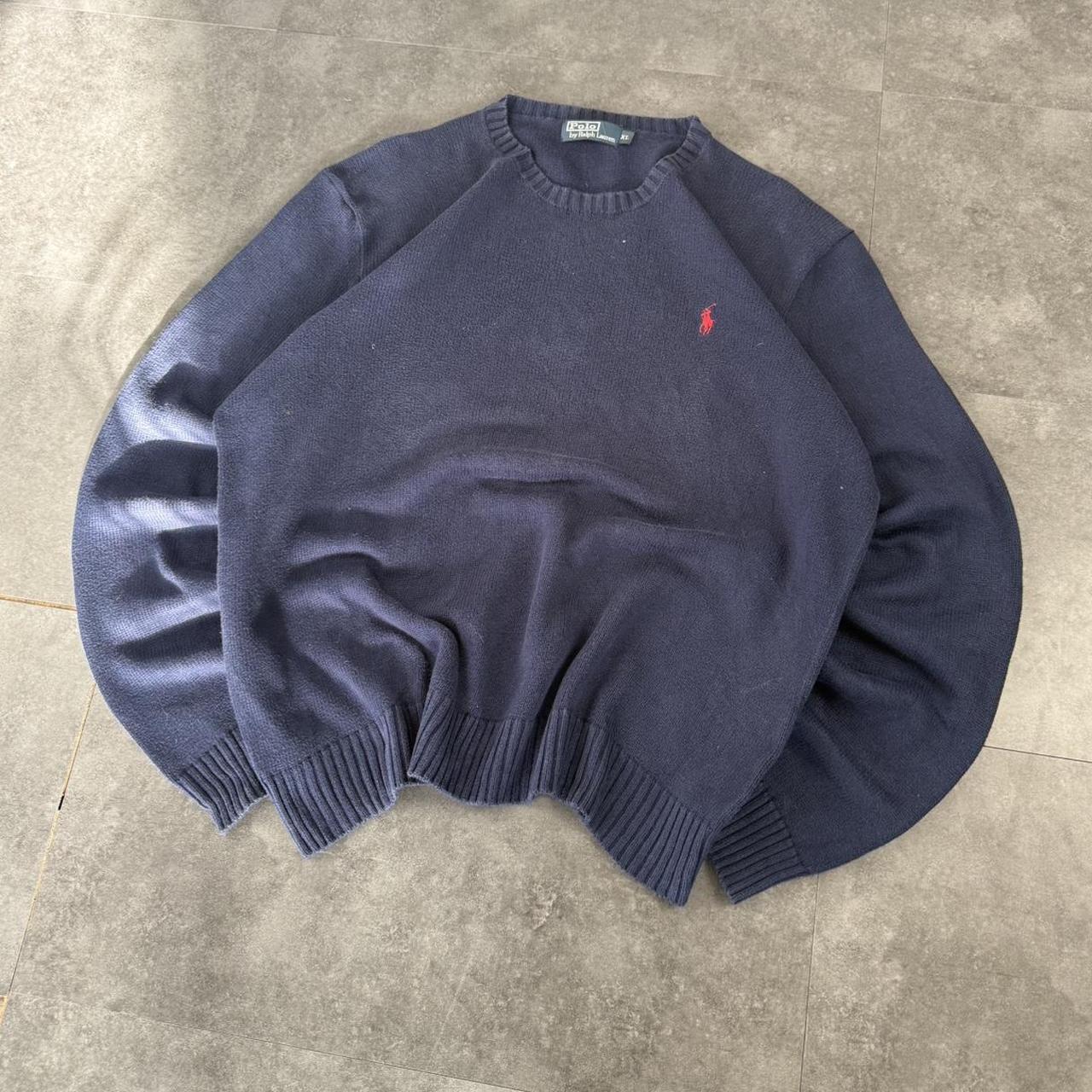 Polo Ralph Lauren 90s chunky knit heavyweight round neck jumper