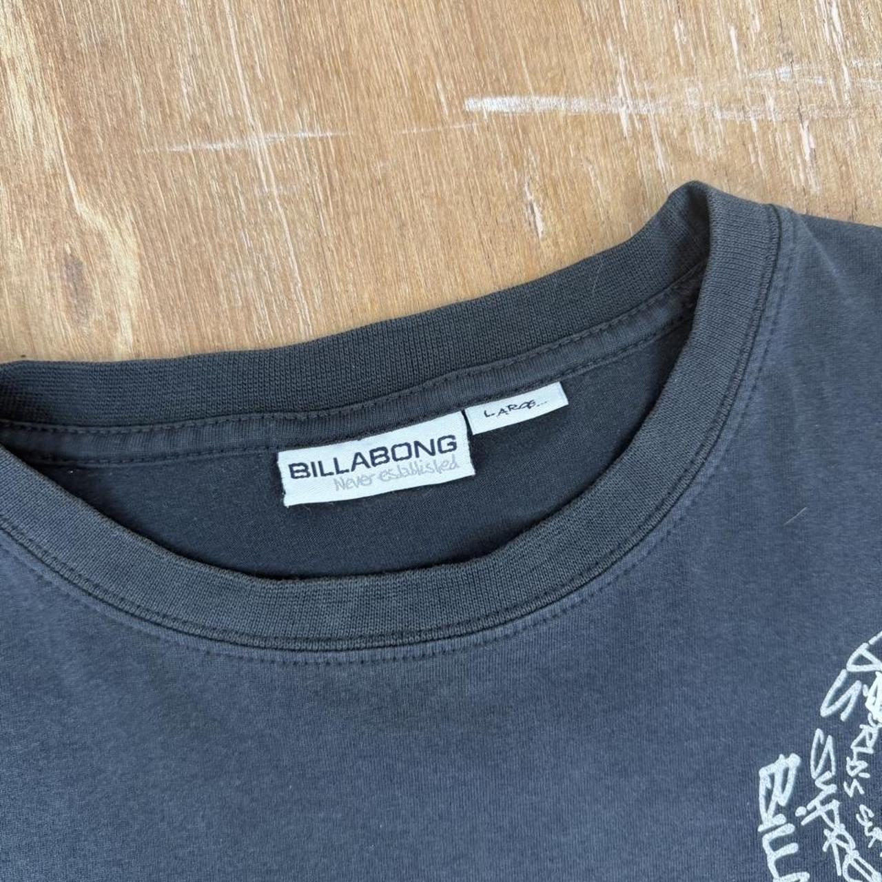 Billabong Surfwear black and white Y2K T-Shirt