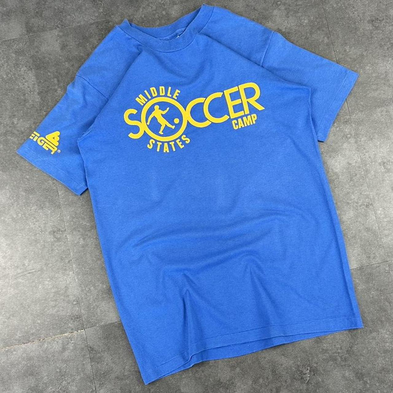 Hanes 2000s Soccer camp Print graphic T shirt