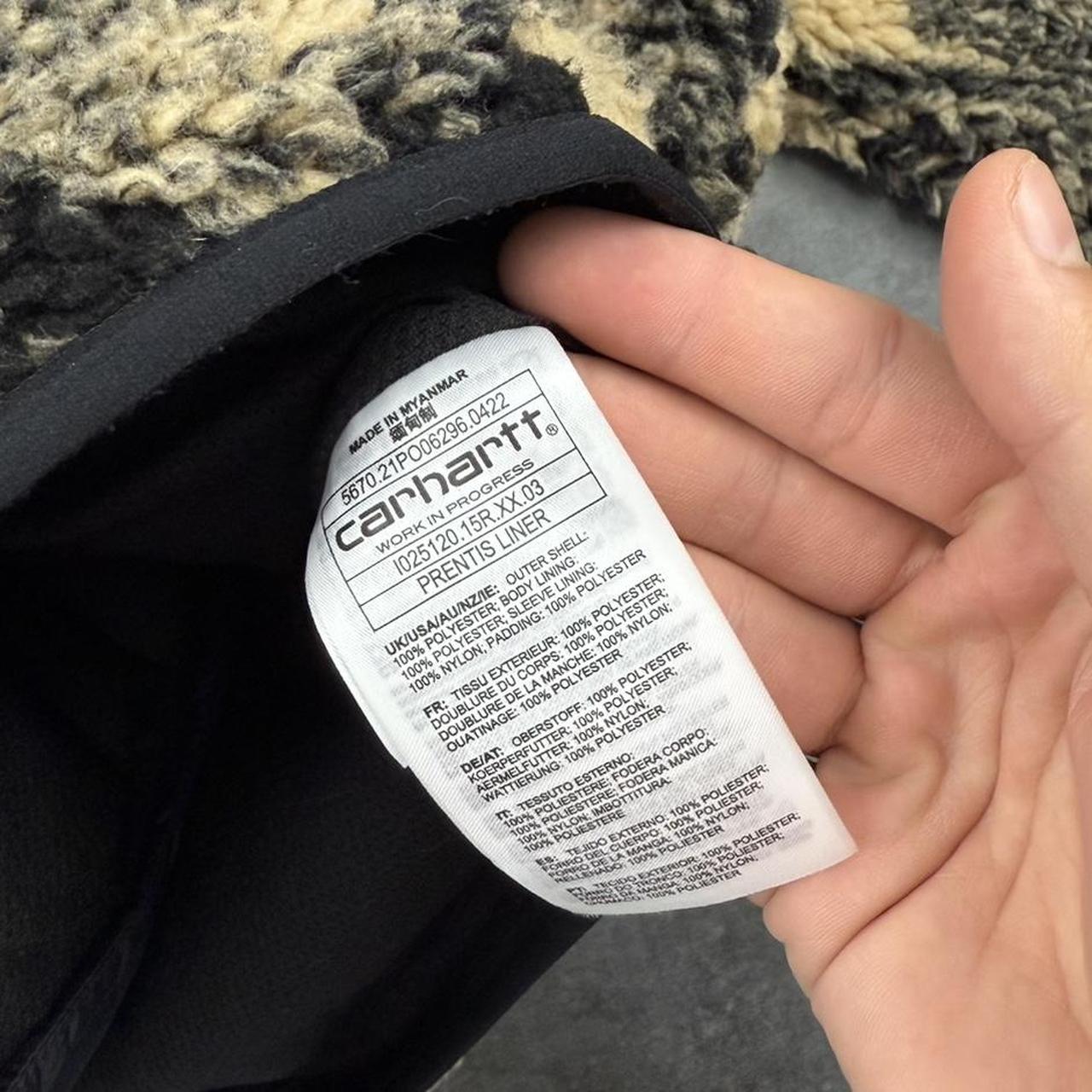 Carhartt WIP Prentis Liner fleece zip up Y2K style jacket