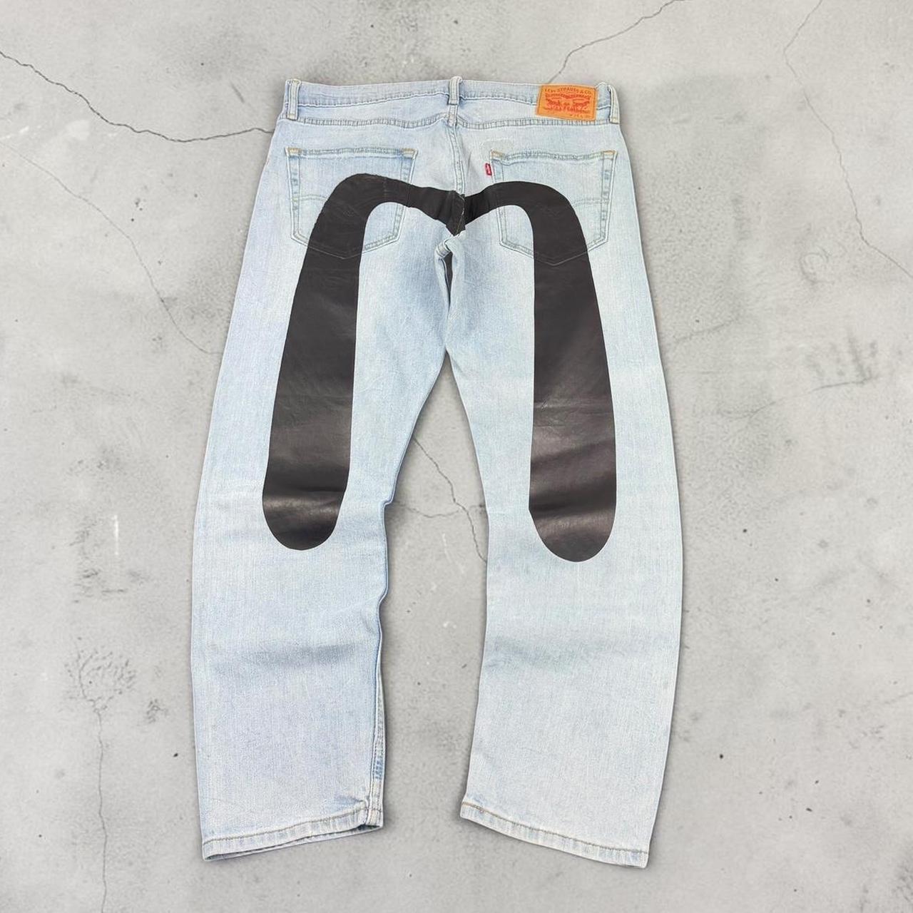 Levi's 502 x Evisu 2000s Reworked vintage
