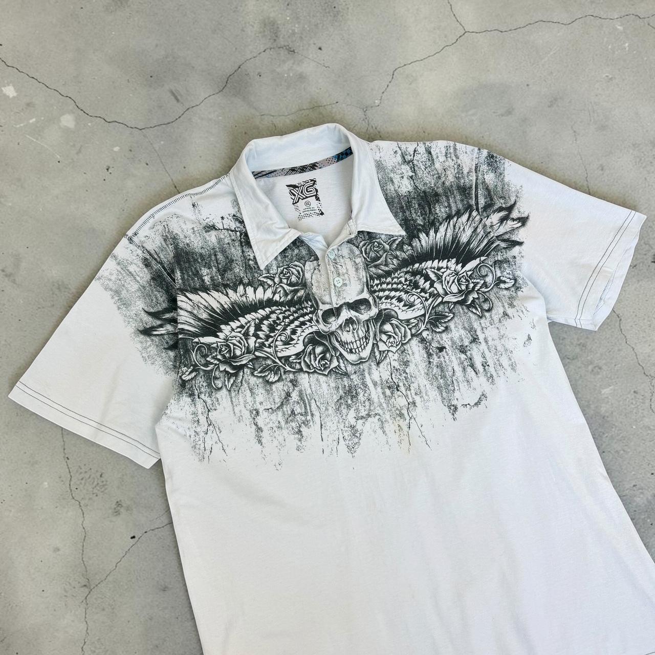 MMA Elite style Vintage Y2K cage fighting grunge button Henley Shirt