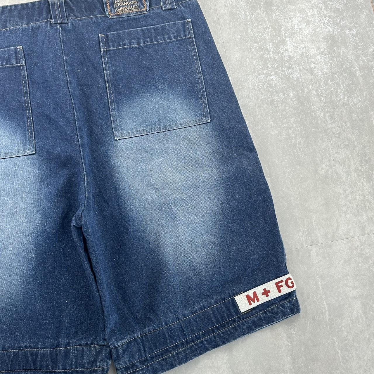 M + FG Japanese style 2000s spellout carpenter style jorts