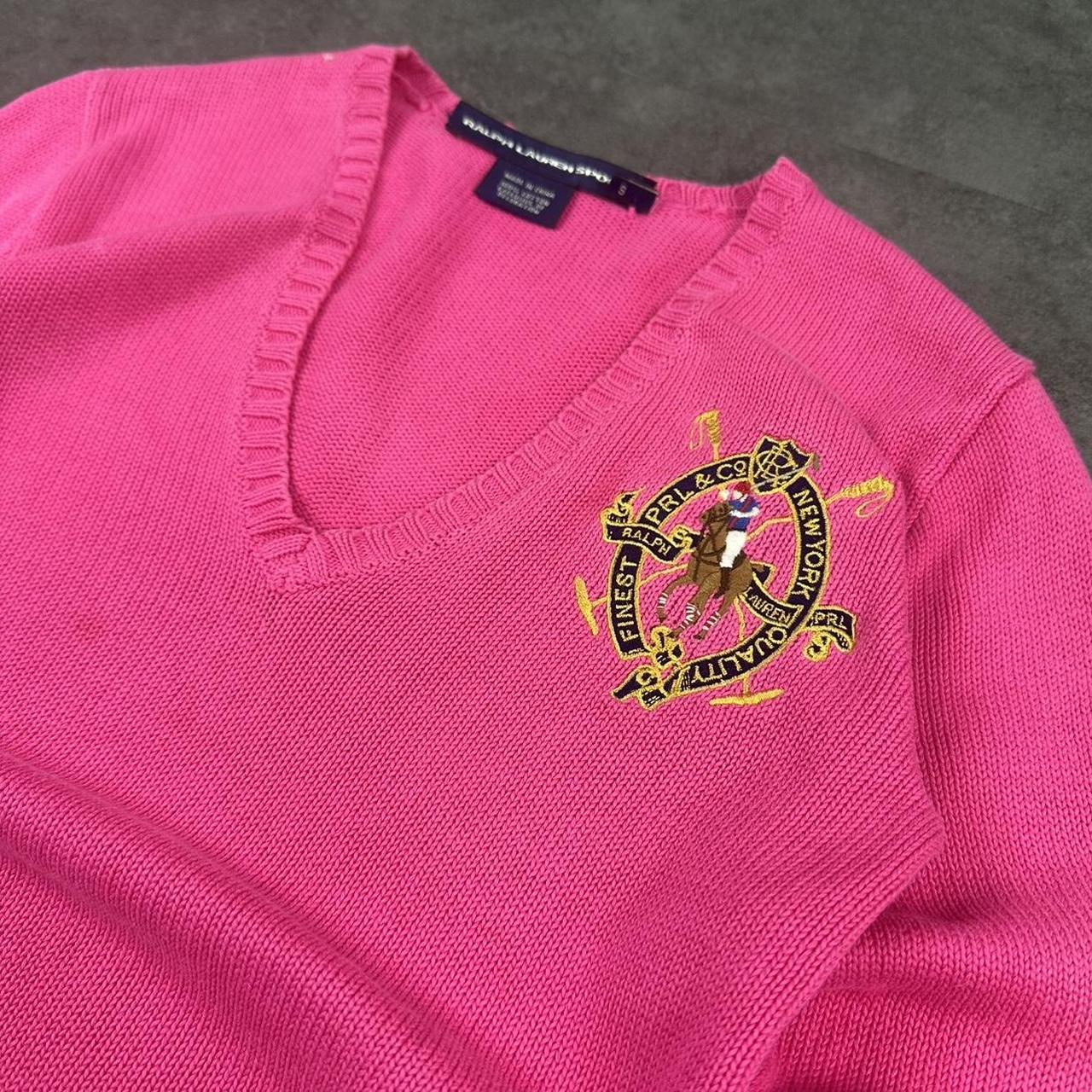Polo Ralph Lauren PRL & co 90s cotton V neck Jumper