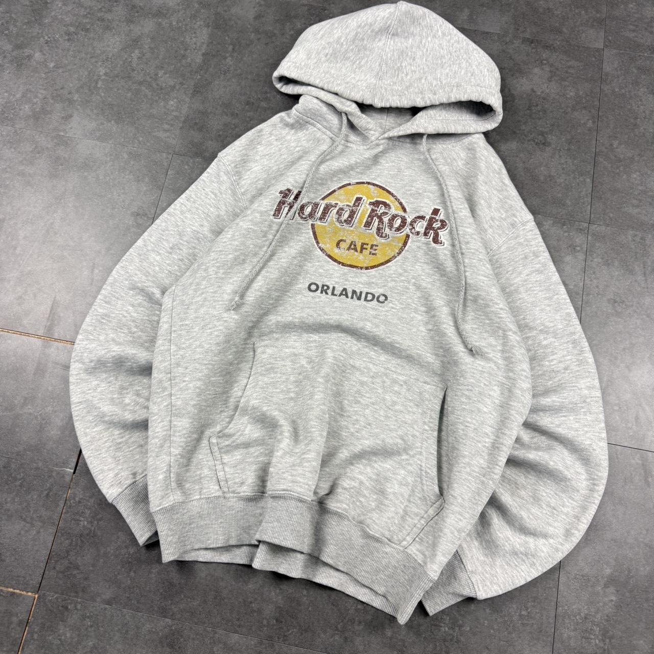 Hard Rock Cafe Orlando Vintage 2000s hiphop y2k spellout hoodie