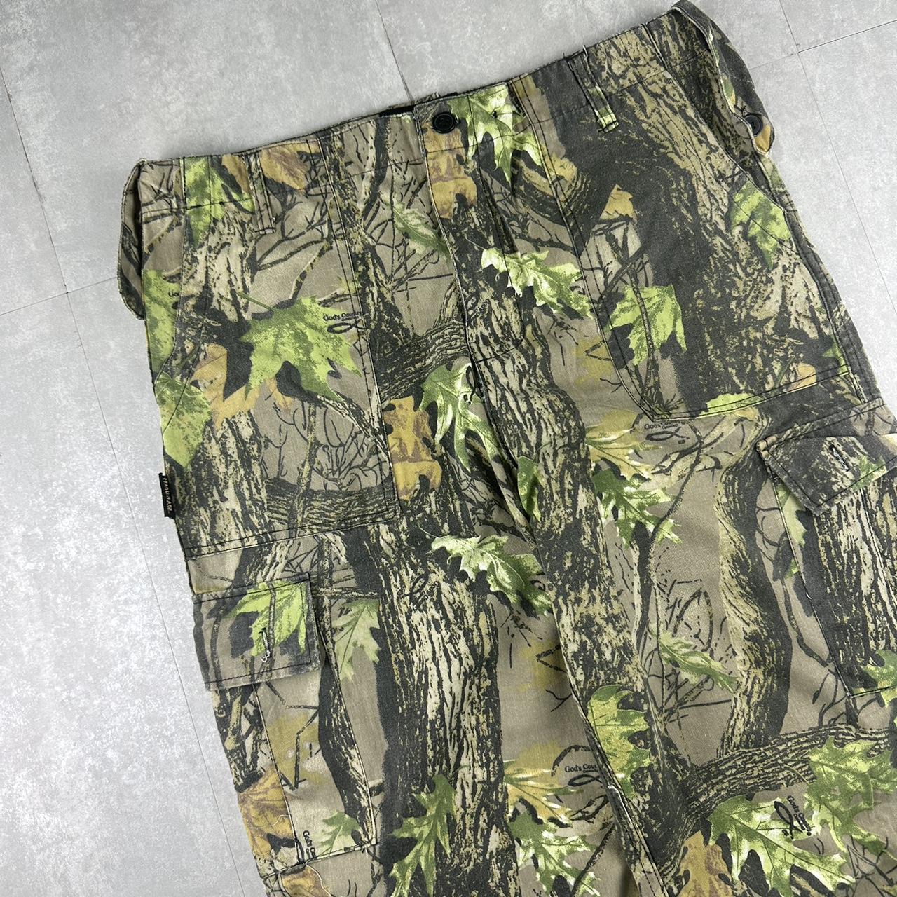 Realtree mossy oak camo 2000s dungaree workwear cargo trousers