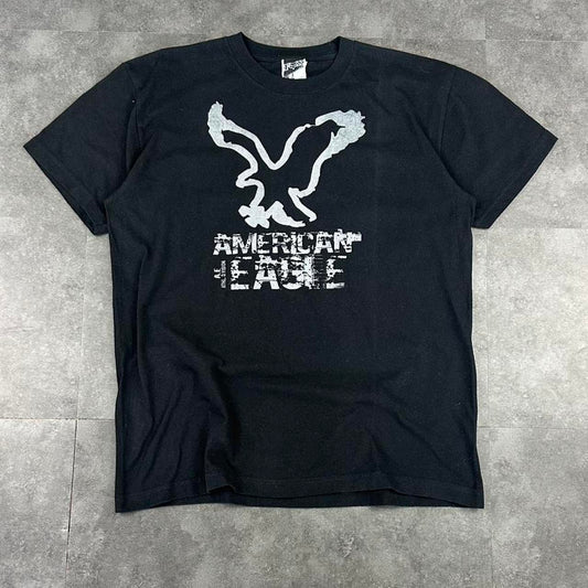 American Eagle x Wolf T 2000s Print logo graphic T shirt