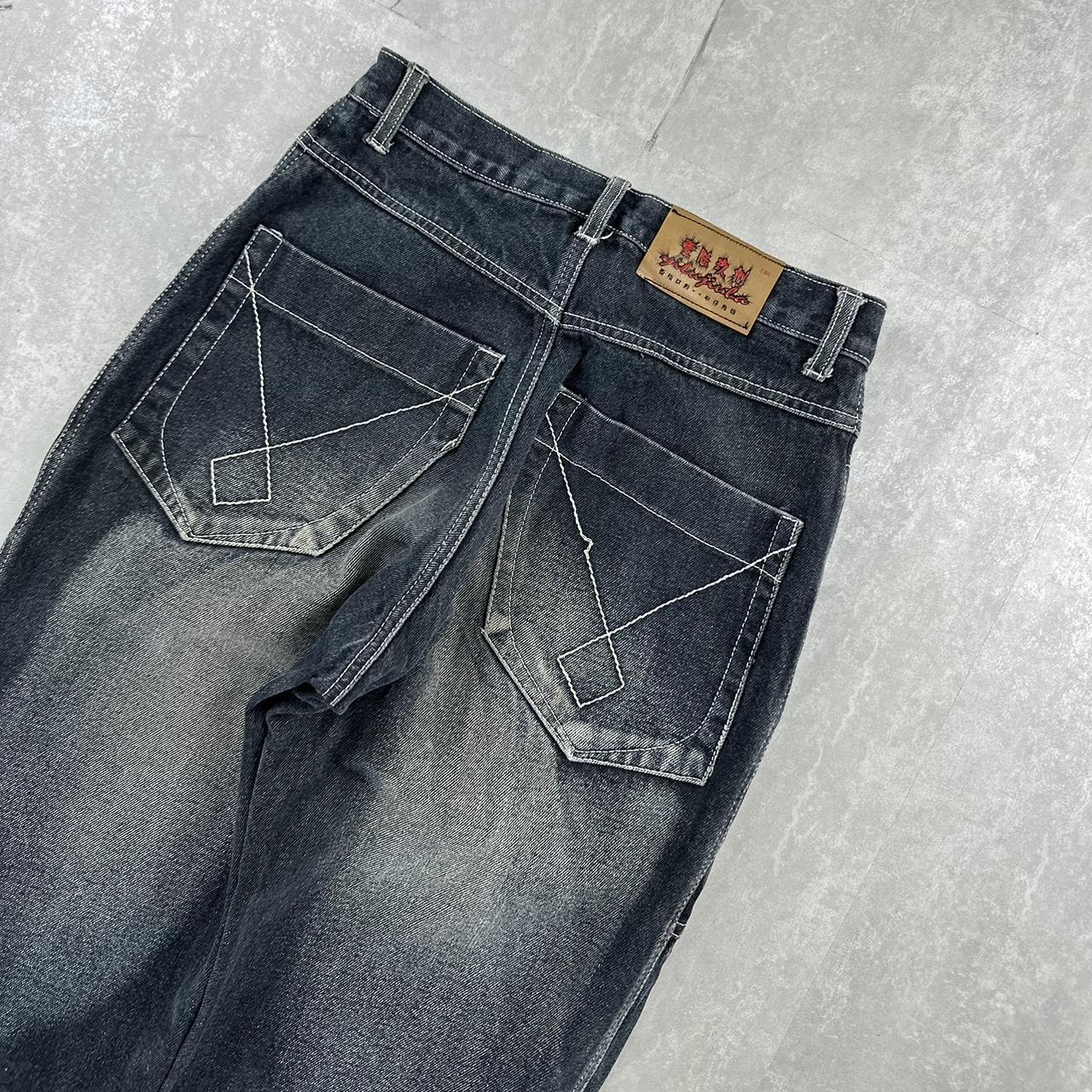 Japanese Denim jeans 2000s spellout carpenter skate jeans