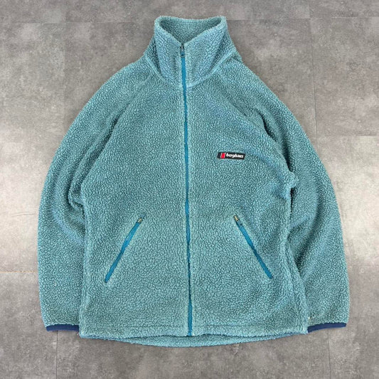 Berghaus 2000s fleece pile zip Sherpa fleece