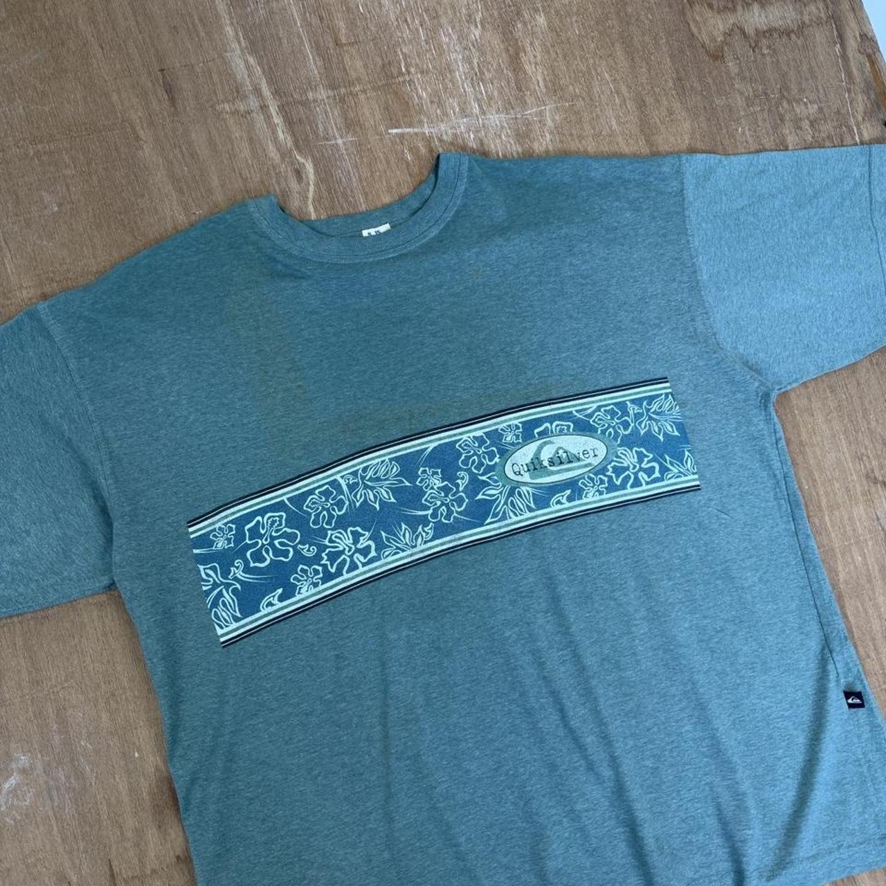 Quiksilver Surfwear green Y2K T-Shirt