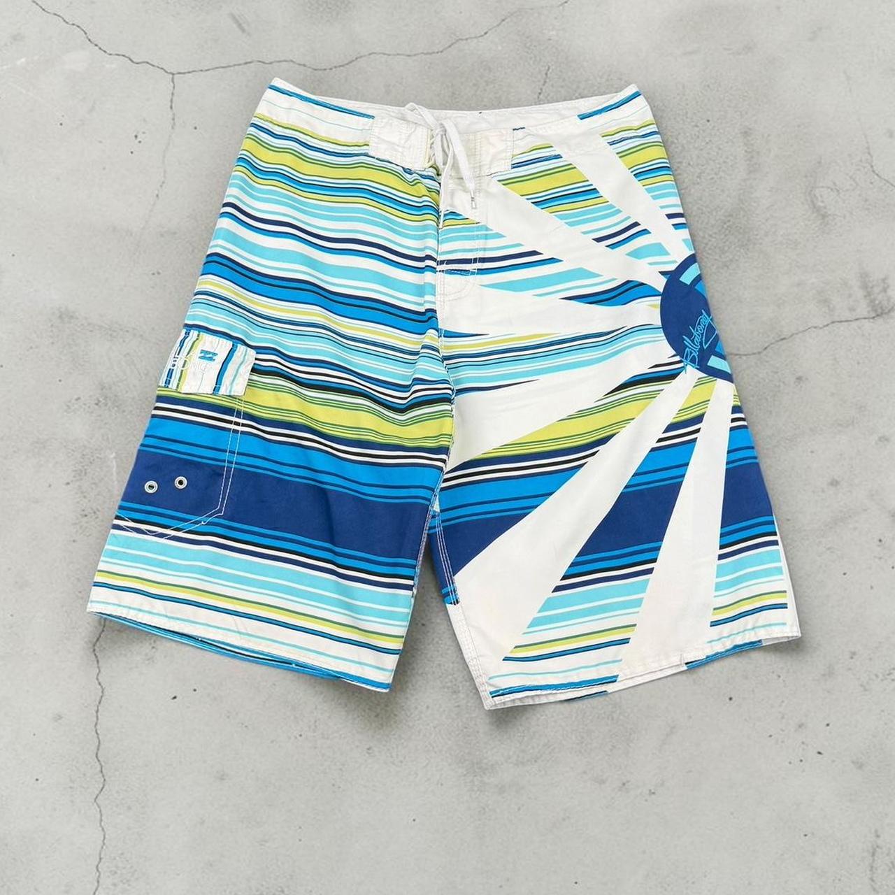 Billabong Vintage Y2K Surfwear check board shorts cargo shorts