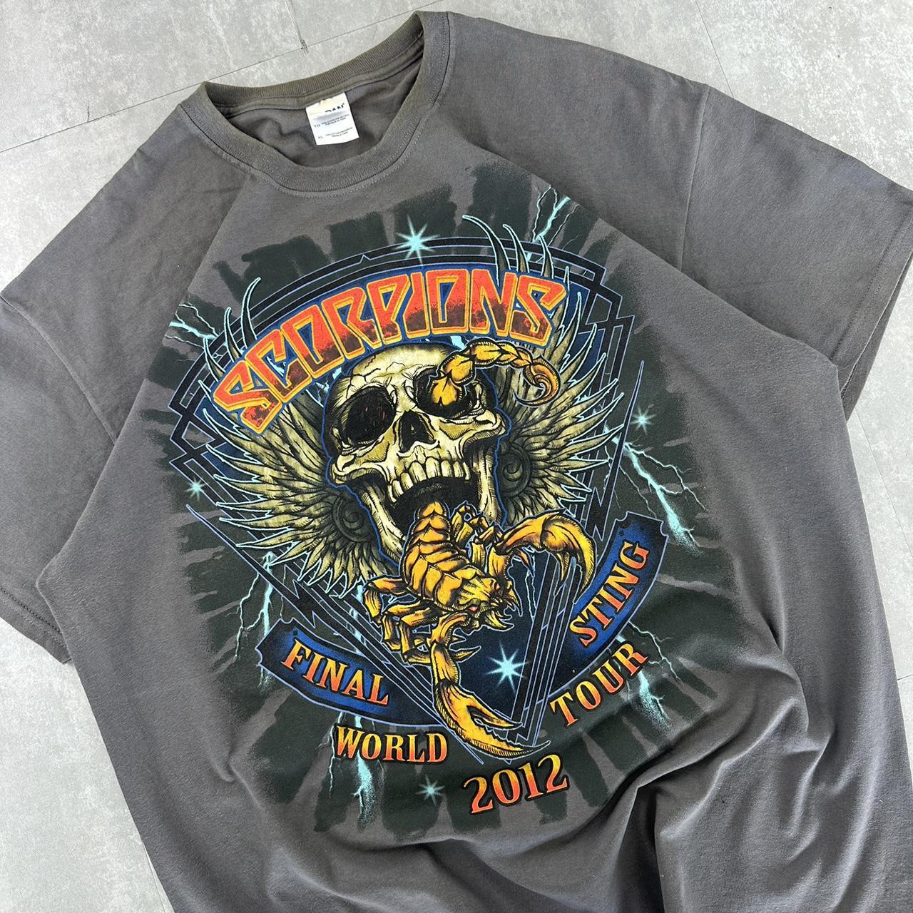 Scorpions 2012 world tour 2000s band T shirt