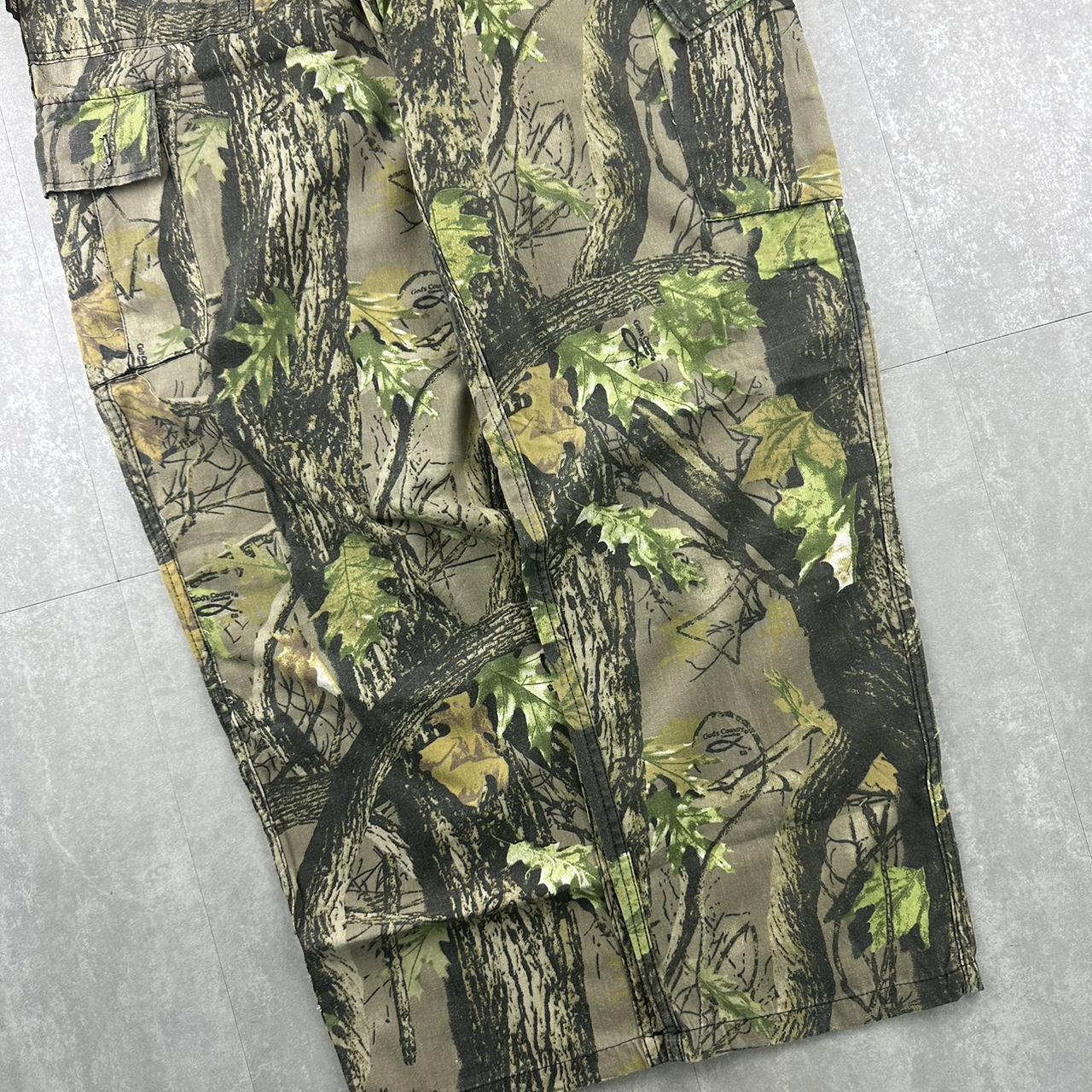 Realtree mossy oak camo 2000s dungaree workwear cargo trousers