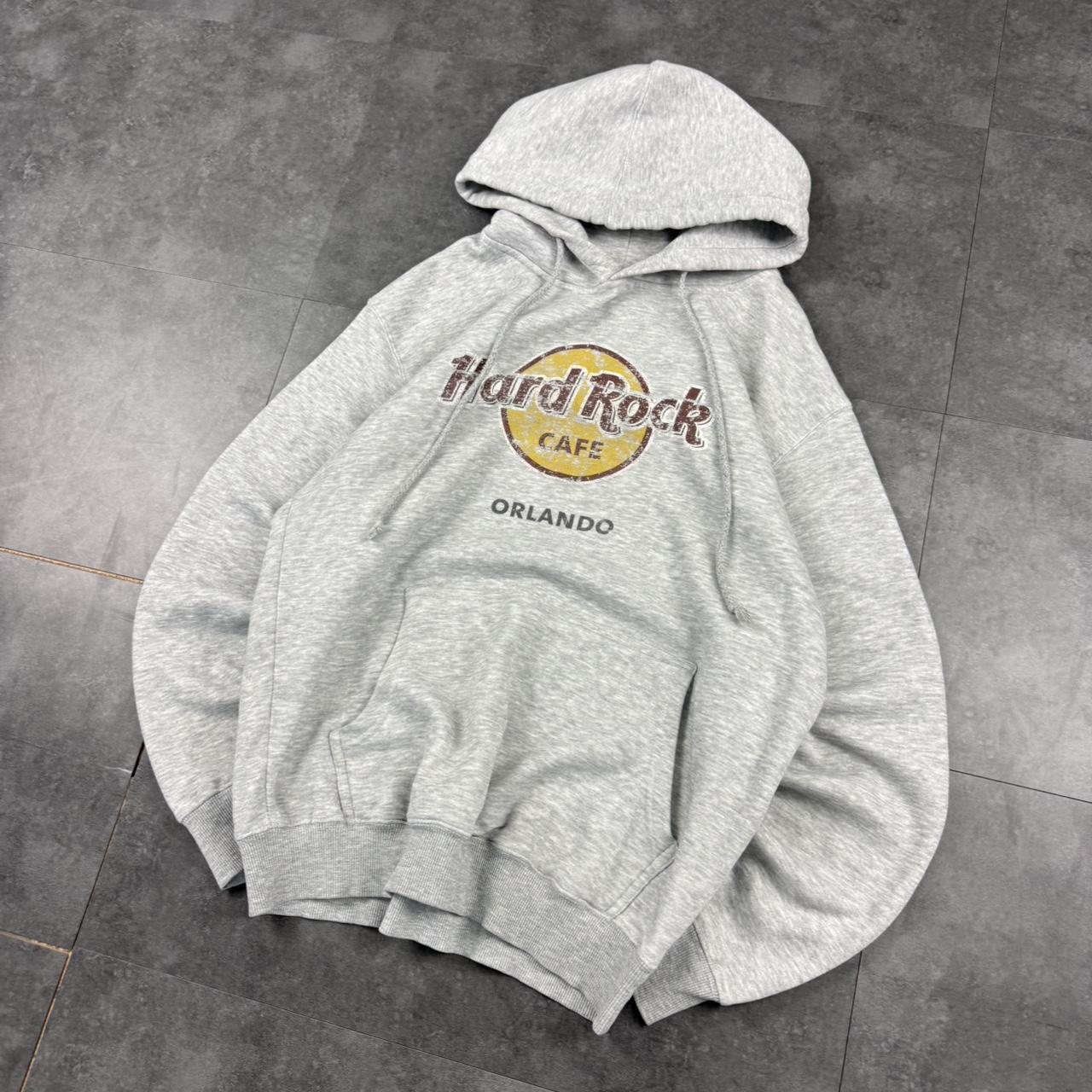 Hard Rock Cafe Orlando Vintage 2000s hiphop y2k spellout hoodie