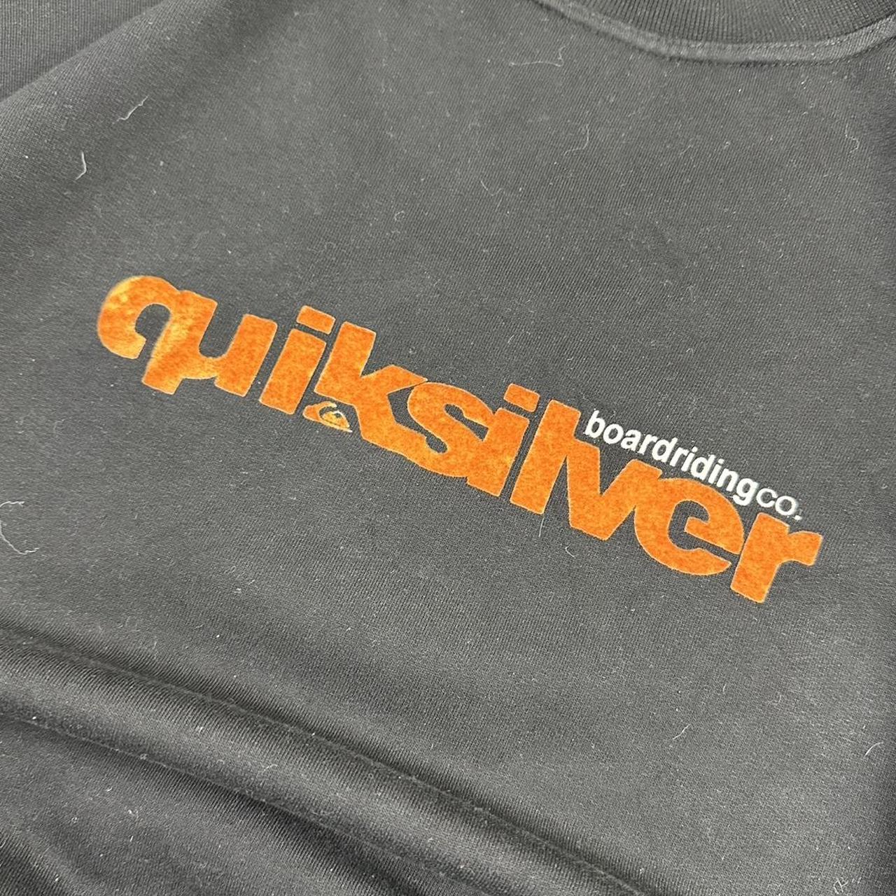 Quiksilver Vintage 2000s Surfwear company grunge y2k spellout sweatshirt