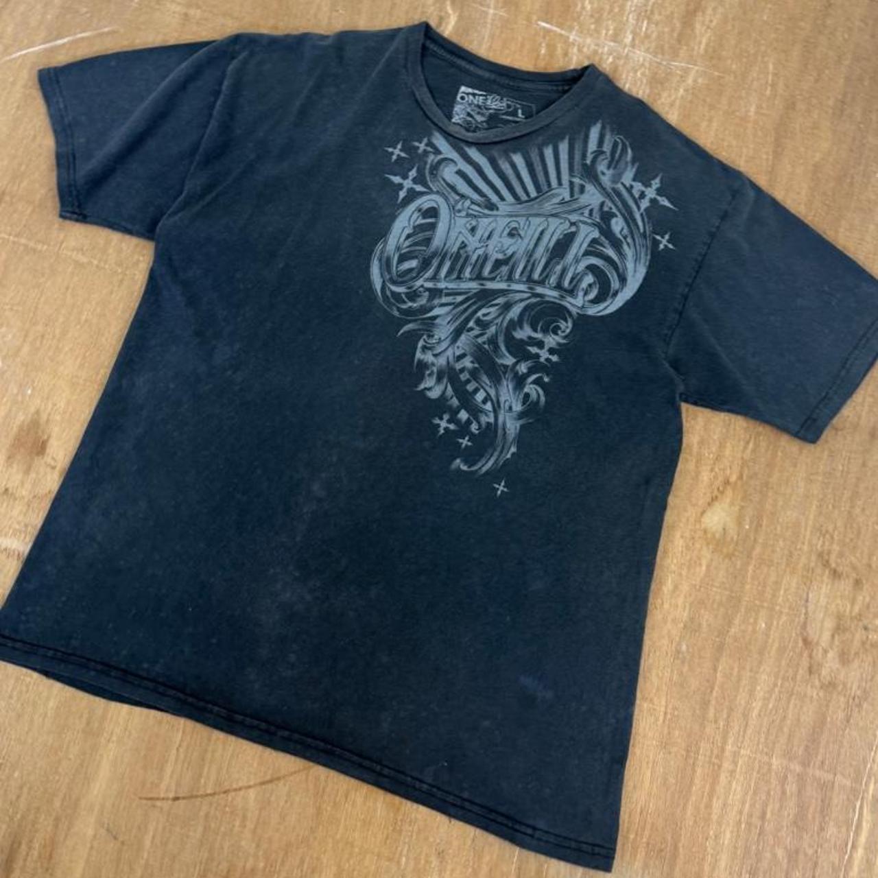 O’Neill Surfwear black and grey Y2K T-Shirt