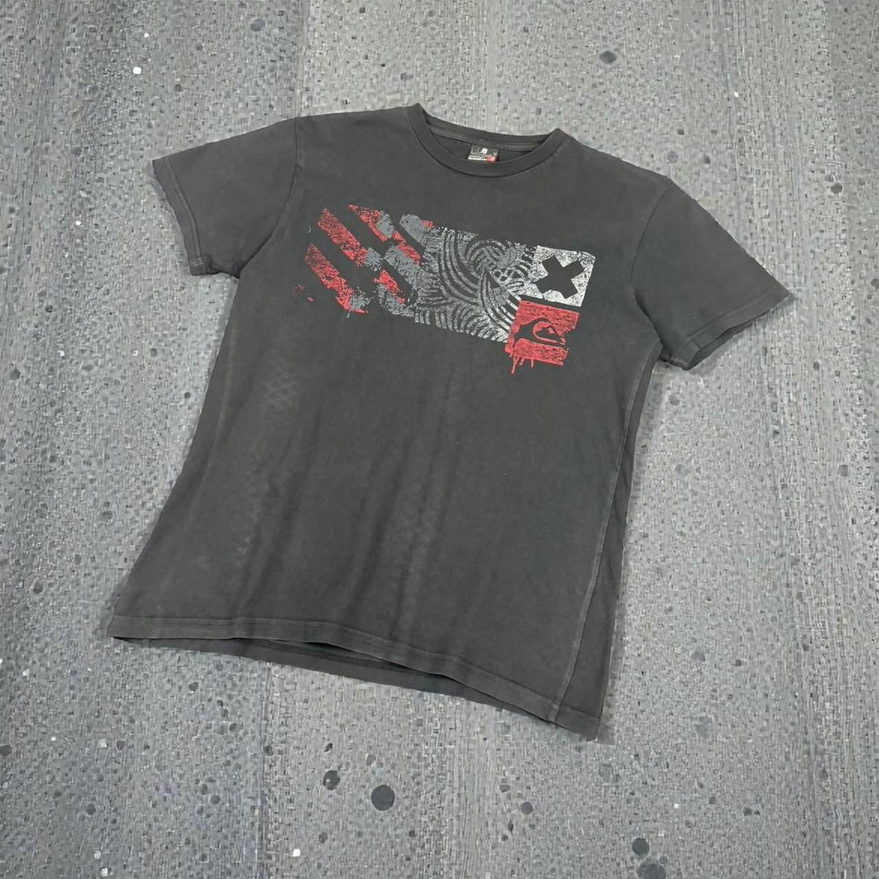 Quiksilver Vintage Y2K Surfwear logo box T-Shirt