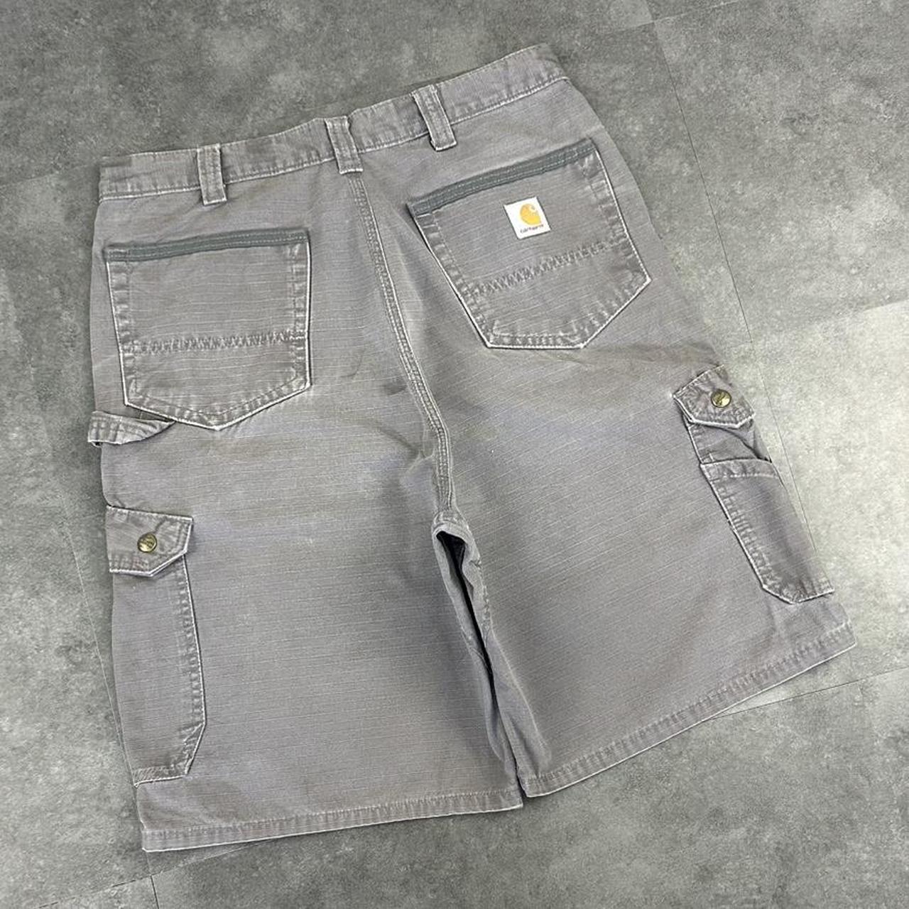 Carhartt 2000s dungaree workwear comfort fit cargo shorts