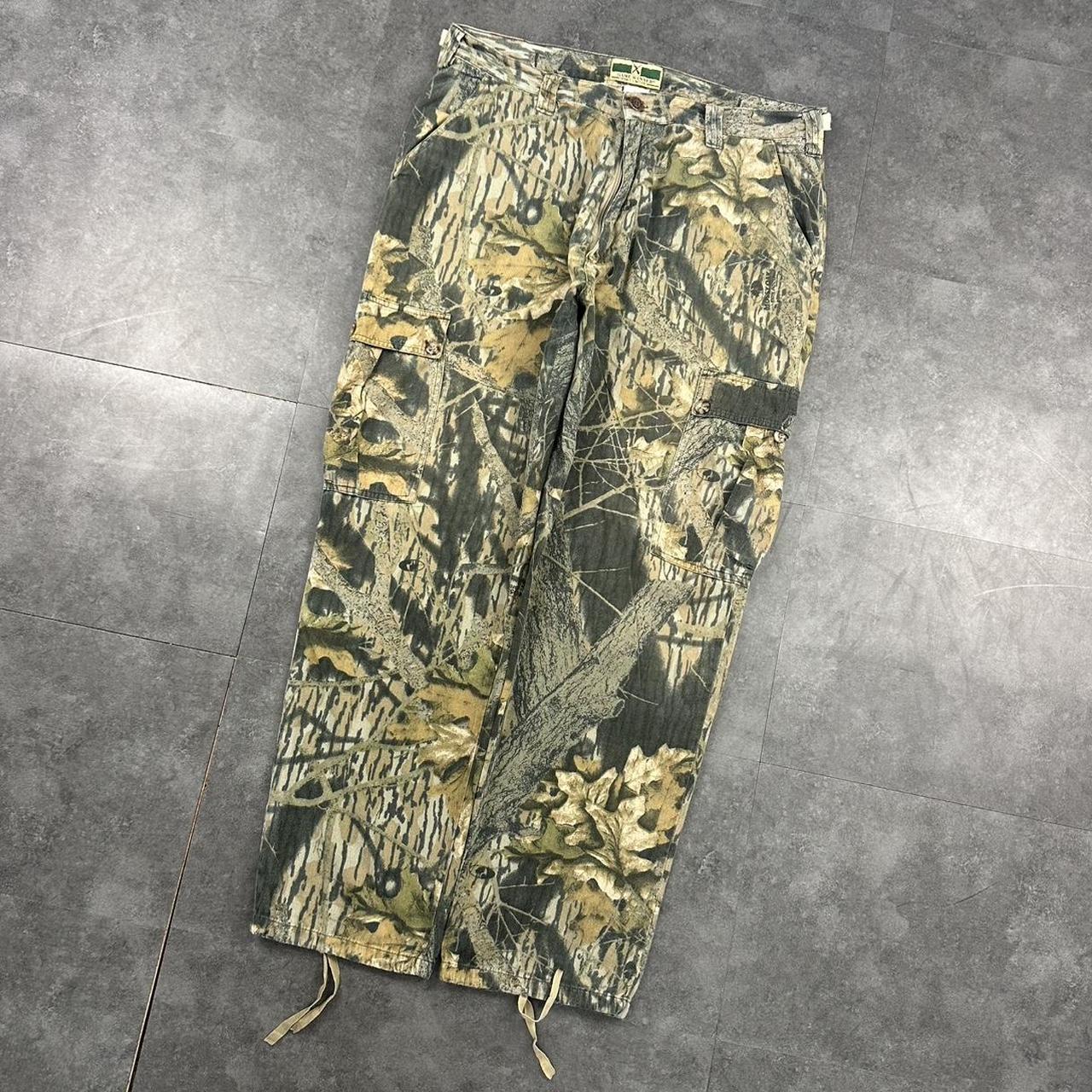 Game Winner Sportswear outdoor Mossy oak camo real tree foliage 2000s dungaree workwear cargo trouse